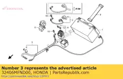 Aquí puede pedir arranque y tierra c de Honda , con el número de pieza 32406MFND00: