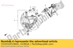 Ici, vous pouvez commander le aucune description disponible pour le moment auprès de Honda , avec le numéro de pièce 33301GCCW00: