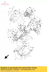 Ici, vous pouvez commander le avant du corps sous 1 vpbc3 auprès de Yamaha , avec le numéro de pièce 5BRF835J00PN: