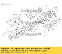 Qui puoi ordinare manutenzione da Piaggio Group , con numero parte 866931: