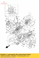 52BE51500000, Yamaha, crankcase assy yamaha xc 115 2014, New