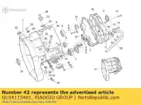 GU14115401, Piaggio Group, Piatto moto-guzzi california ii california iii carburatori california iii carburatori carenato california iii iniezione gt le mans quota es s sp ii sp iii strada t3 t5 850 1000 1100 1985 1987 1988 1989 1990 1993 1994 1995 1998, Nuovo