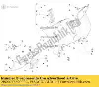 2B0007360000C, Piaggio Group, plug piaggio mp mp3 350 maxi sport zapm860x, zapta10w zapm86100, zapm86101 zapm86200, zapm86202 zapta10x zapta1100, zapta19l zapta1200 zapta1200, zapta1201 zapta1202 zapta1202, zapta1204 zapta130 zaptd1102,  zaptd120 300 350 400 500 2014 2015 2016 2017 2018 20, Nieuw