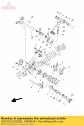 Here you can order the bar, shift fork guide 1 from Yamaha, with part number 3GX185310000: