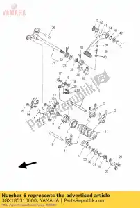 yamaha 3GX185310000 bar, shift fork guide 1 - Bottom side