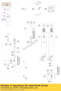 ktm 91410012S molla 3,8n / mm set d = 4,9mm - Il fondo