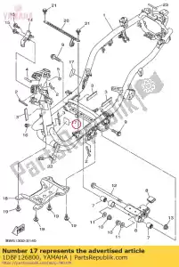 yamaha 1DBF126800 sello - Lado inferior