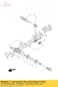 yamaha 5TPE56600000 zespó? osi kopi?cej (jupiter-z) - Dół