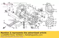 11200MCT010, Honda, basamento motore, l. honda fjs 600 2005 2006 2011 2012, Nuovo