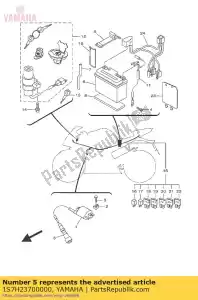 yamaha 1S7H23700000 conjunto de tapa de enchufe - Lado inferior