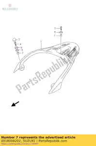 Suzuki 0918008202 distanziatore - Il fondo