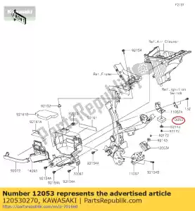 kawasaki 120530270 01 geleideketting,upp - Onderkant