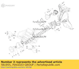 Piaggio Group 581955 wkr?t - Dół