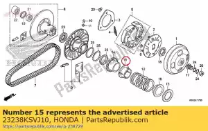 Honda 23238KSVJ10 kraag a, veergeleider - Onderkant