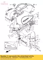 4YP242400100, Yamaha, afbeeldingenset yamaha xvz xvza royalstar 1300, Nieuw