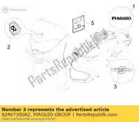 62467300A2, Piaggio Group, Autocollant piaggio liberty 50 2006, Nouveau