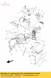 Here you can order the cap assy from Yamaha, with part number 5VK246022000: