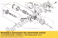 31203MR1008, Honda, geen beschrijving beschikbaar op dit moment honda vt 600 1988 1989 1990 1991 1992 1993, Nieuw