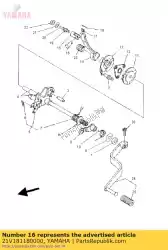 pin, gewricht van Yamaha, met onderdeel nummer 21V181180000, bestel je hier online: