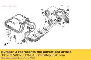 honda 30520P7A007 coil comp., ignition - Bottom side