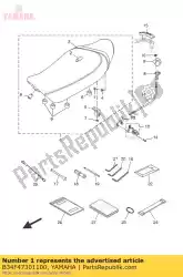 Here you can order the double seat assy from Yamaha, with part number B34F47301100: