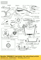 560681554, Kawasaki, padrão, carenagem superior, fr, l kawasaki vn classic e c voyager b a vulcan lt g vn1700 abs 1700 , Novo