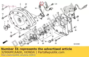 honda 32906MCAA00 clip, pulser cord - Bottom side