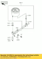 211501055, Kawasaki, conjunto de cables, velocímetro klf220-a kawasaki klf 300 2000 2001 2002 2003 2004 2005 2006, Nuevo