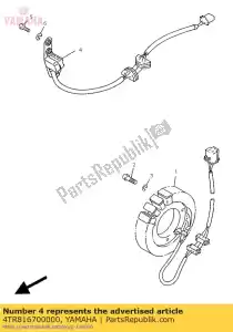 yamaha 4TR816700000 pick-up assy - Bottom side