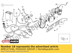 Aprilia AP8127246, Cabo do motor de partida do relé, OEM: Aprilia AP8127246