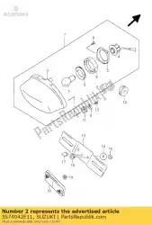 Here you can order the lamp unit from Suzuki, with part number 3574042E11: