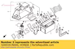 Here you can order the cable, starter battery from Honda, with part number 32401KCN000: