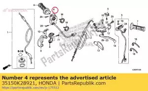 Honda 35150K28921 sw assy, ??commencer - La partie au fond