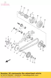 Tutaj możesz zamówić pomocniczy kr?? Ek przesuwny od Yamaha , z numerem części 5C3E76700000: