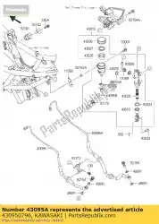 Qui puoi ordinare freno-freno, pinza freno bx250bef da Kawasaki , con numero parte 430950796: