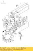 1127722H00, Suzuki, cable,exh valve suzuki c vlr 1800 2008 2009 2010 2011, New