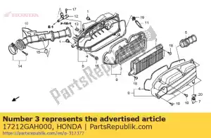 honda 17212GAH000 geen beschrijving beschikbaar op dit moment - Onderkant