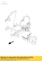 1841041F20, Suzuki, pipe comp, 2e a suzuki vl vz 800 2005 2006 2007 2008, Nieuw