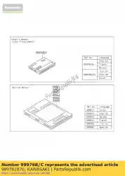 Aquí puede pedir manual del propietario, it / es / nl, de Kawasaki , con el número de pieza 999761876: