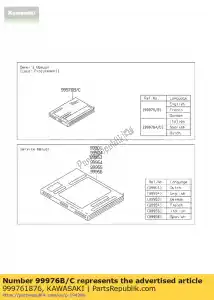 Kawasaki 999761876 manual del propietario, it / es / nl, - Lado inferior