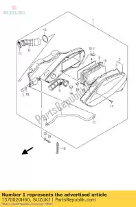 suzuki 1370020H60 cleaner assy,ai - Bottom side