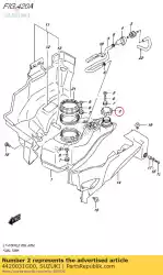 Here you can order the cap assy,fuel t from Suzuki, with part number 4420031G00: