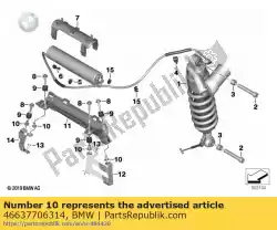 Here you can order the socket with shoulder - di=6/l=14,5 from BMW, with part number 46637706314: