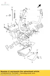 cover comp, exh van Suzuki, met onderdeel nummer 1418044H10, bestel je hier online: