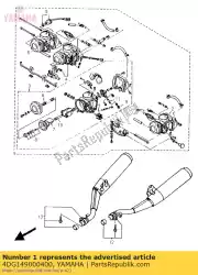 Ici, vous pouvez commander le carburateur assy auprès de Yamaha , avec le numéro de pièce 4DG149000400: