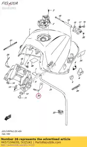 Suzuki 4457104K00 wspornik, zbiornik - Dół