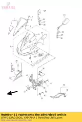 Aqui você pode pedir o conjunto gráfico em Yamaha , com o número da peça 5PW283A00000: