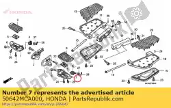Aquí puede pedir brazo, l. Paso de Honda , con el número de pieza 50642MCA000:
