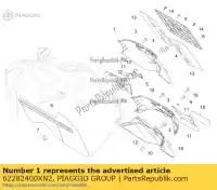 62282400XN2, Piaggio Group, ochrona tylna     , Nowy
