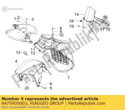 Tutaj możesz zamówić przedni b? Otnik od Piaggio Group , z numerem części 64759000EU: